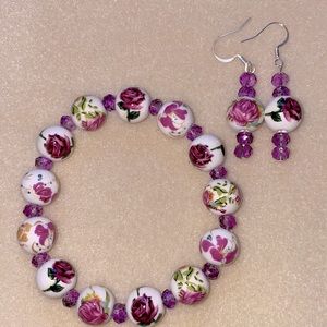 Custom handmade glass bead jewlery
